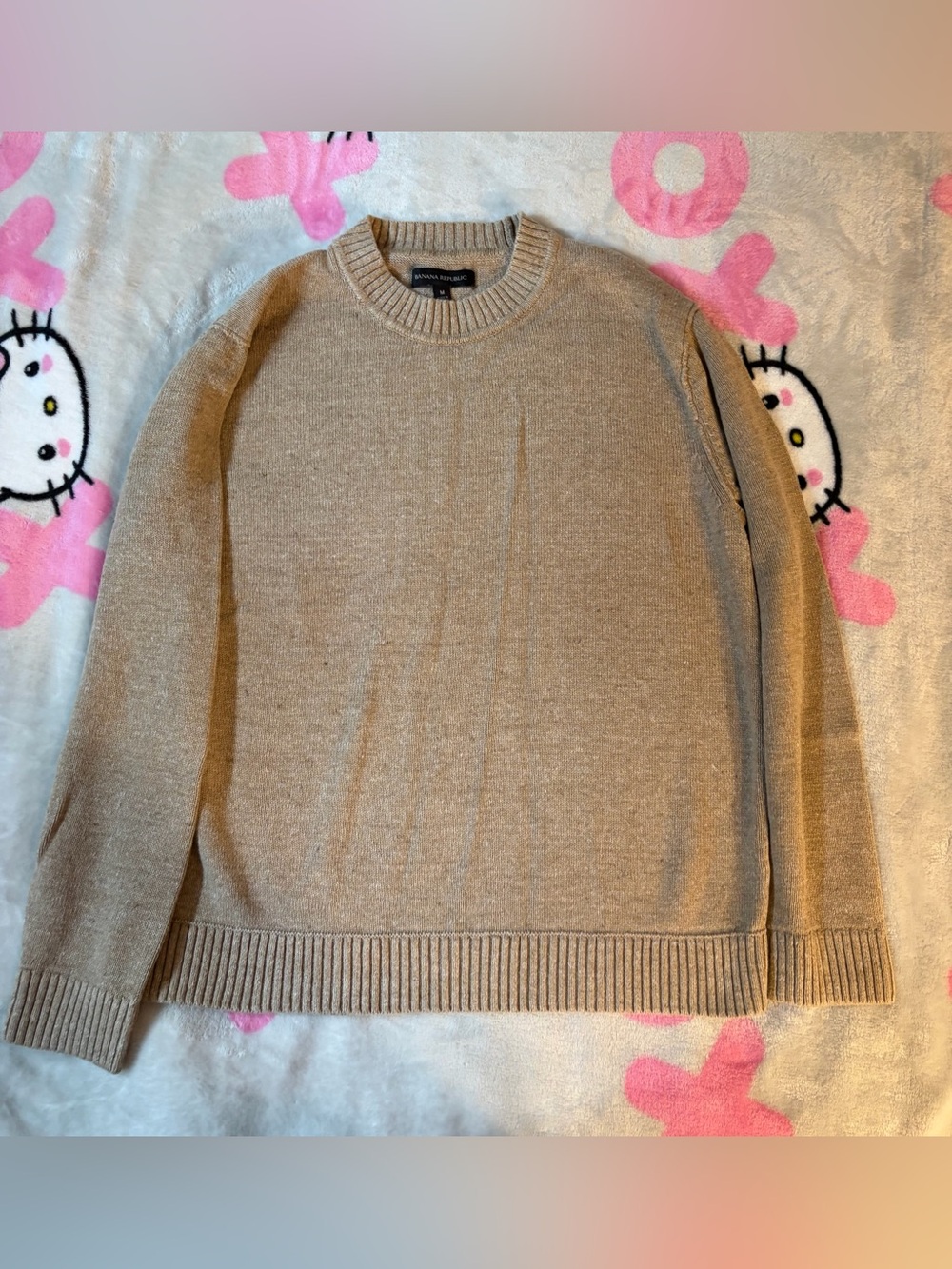 Banana Republic Men’s Crewneck Sweater - Light Beige